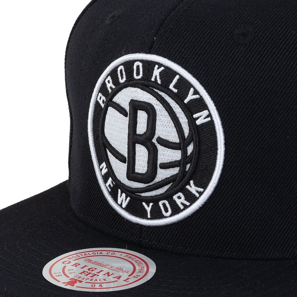 Кепка Mitchell&Ness NBA Team Ground 2.0 Snapback Brooklyn Nets Cap Black
