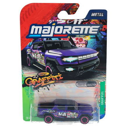 Металлическая машинка Majorette Graffiti GMC Hummer EV 4100002 4 1:64 4100002 4