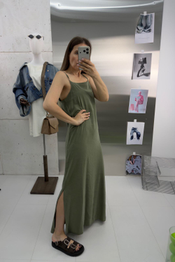 Платье свободное длинное