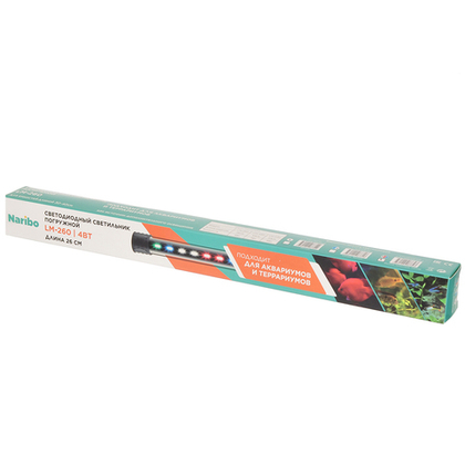 NARIBO LM-260WRB Светильник погружной, белые, красные и синие светодиоды 4Вт, 26*2,1*1,1 см