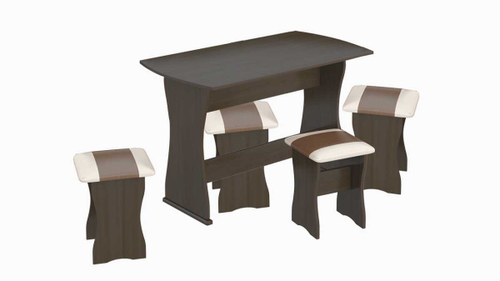 Обеденная группа тип 1 венге/ Санчо коричневый