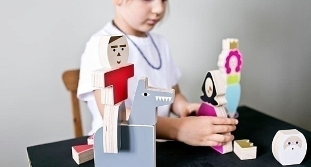 Деревянный конструктор "Сказки"