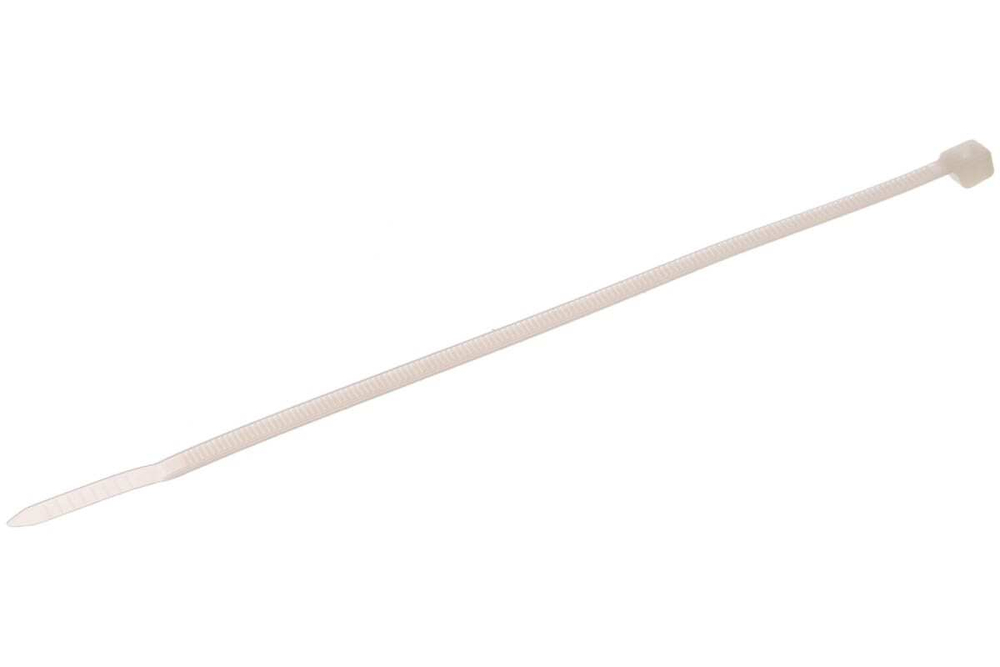 Нейлоновые хомуты Зубр белые, 4.5x180 мм, 100 шт. 309010-45-180
