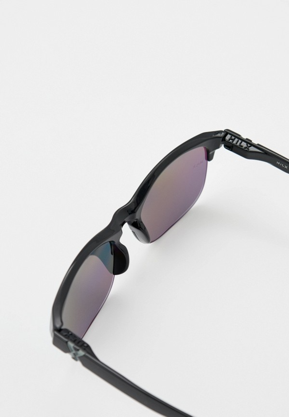 Спортивные очки HILX Interloop Shiny Solid Black / Black Mirror Polarized Lens