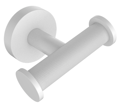 5502-F Крючок двойной для полотенец (БЕЛЫЙ) ViEiR  (75/1шт)