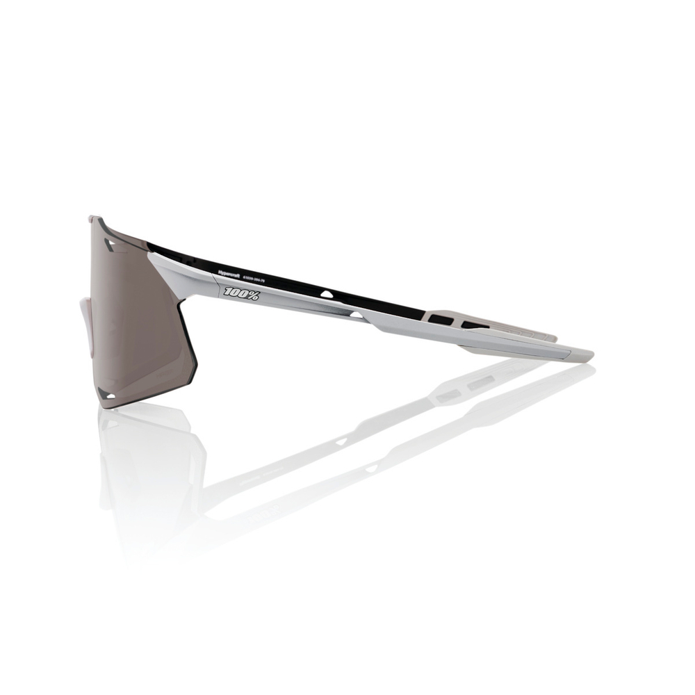 Спортивные очки 100% Hypercraft / Matte Stone Grey / HiPER Silver Mirror Lens