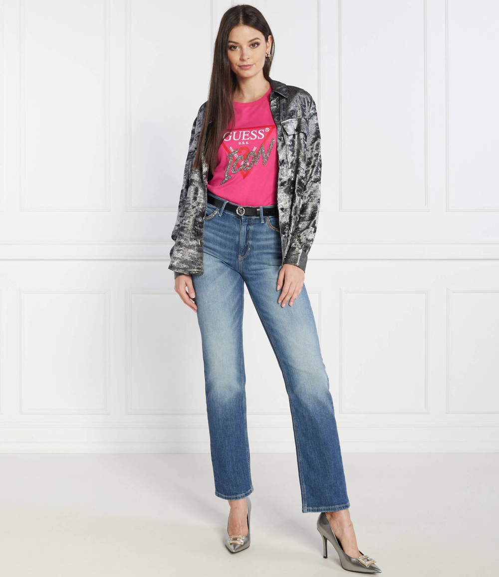 Джинсы 1981 GUESS - голубой(W3BA22 D4WF7)