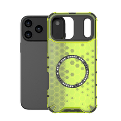 Прозрачный чехол Honeycomb Magnetic Case для iPhone 17 Pro Max