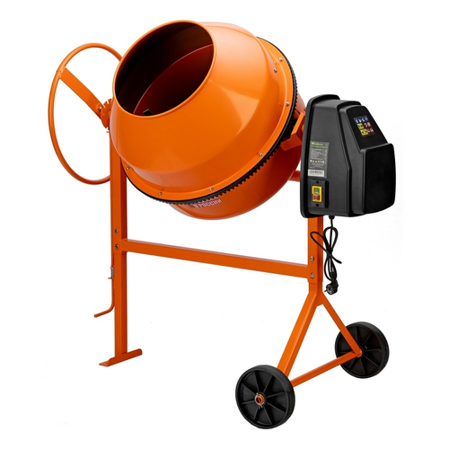 Бетоносмеситель БСЕ-180П, 180 л, 700 Вт, полиамидный венец, Сибртех, 95509