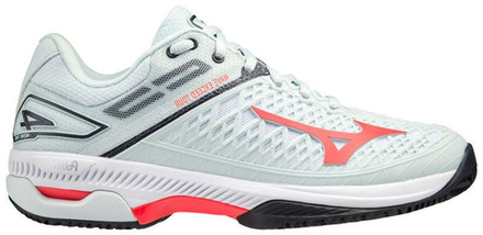 Женские Кроссовки теннисные Mizuno Wave Exceed Tour 4 CC W - красный, небесный