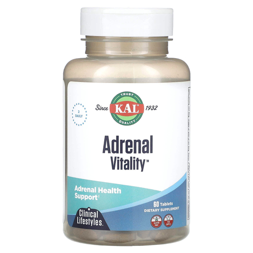 KAL, Adrenal Vitality, 60 таблеток