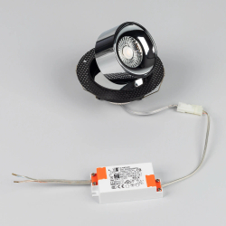 Светильник SP-PLURIO-BUILT-TRIMLESS-R120-9W Warm3000 (BK-CHR, 36 deg, 230V) (Arlight, IP20 Металл, 3 года) 038064