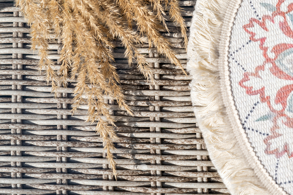 "Гляссе" лаунж-зона из искусственного ротанга, цвет бежевый