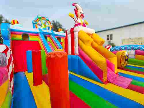 Коммерческий надувной батут «Парк развлечений 2» 12*8*7 м