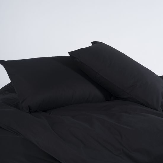 КПБ  Black Style, Дуэт, 50х70, простыня 180х200х30. подод 150х215.   DOMTEKC