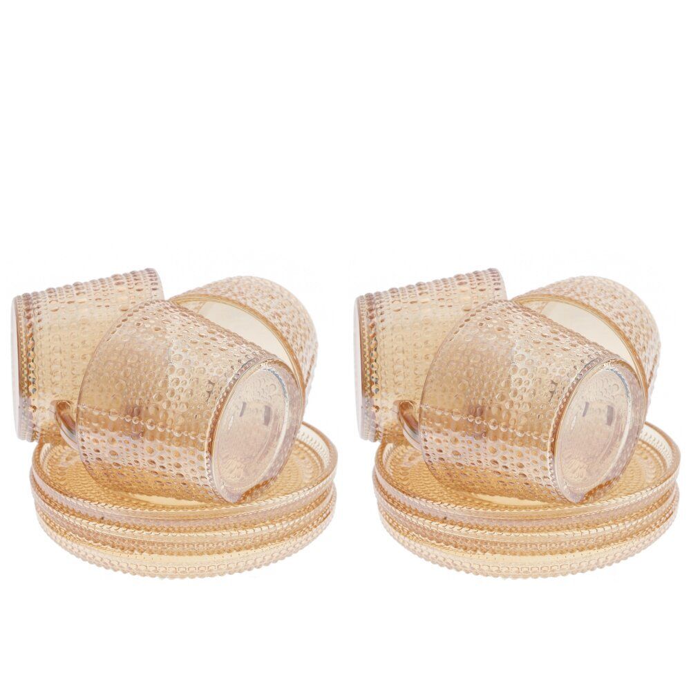 GAEM Набор из 6-ти чашек с блюдцами, 155 мл, L12,5 W12,5 H6 см