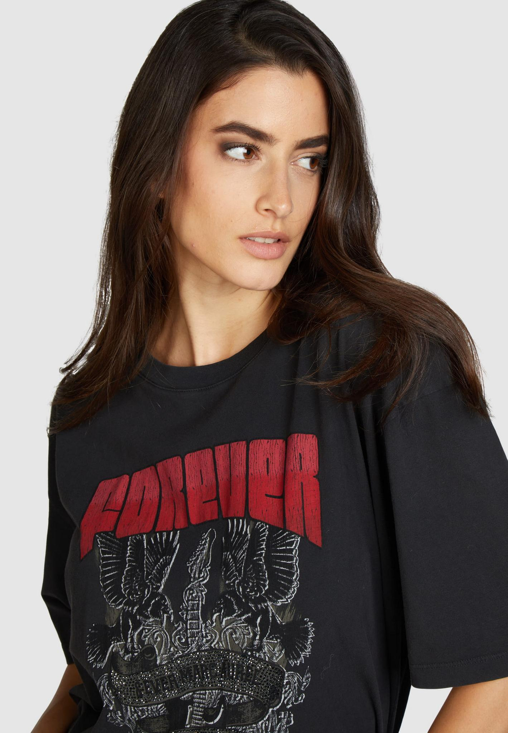 Футболка Marc Aurel 73644 черный FOREVER красным