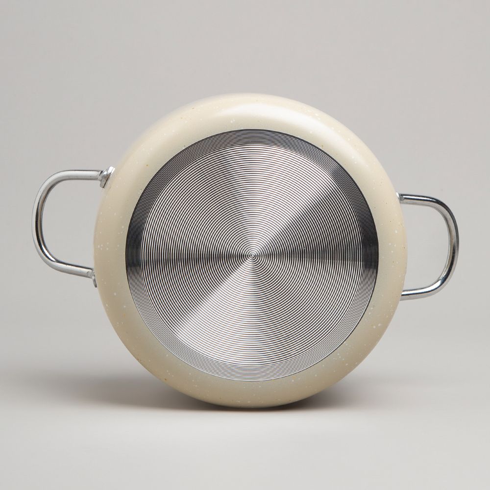 КАСТРЮЛЯ AGNESS С АНТИП. ПОКР. И СТЕКЛ. КРЫШКОЙ 1350 МЛ, 16*8 СМ