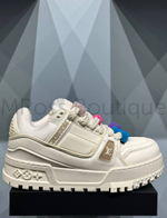 Белые кроссовки LV Trainer Maxi Louis Vuitton