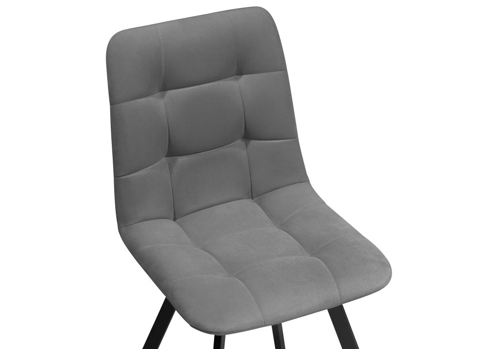 Стул на металлокаркасе Чилли черный / темно-серый