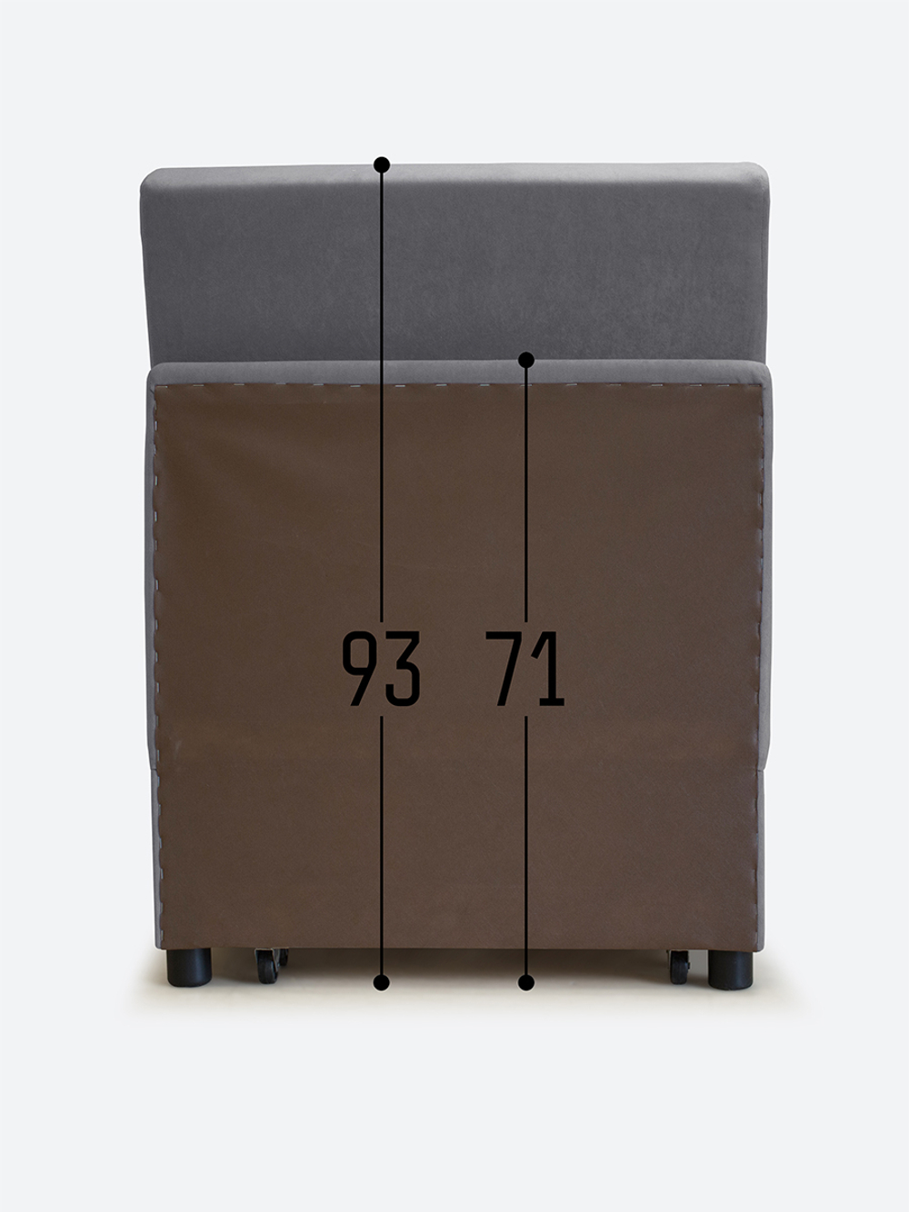 Кресло-кровать "Экономик" 70 см