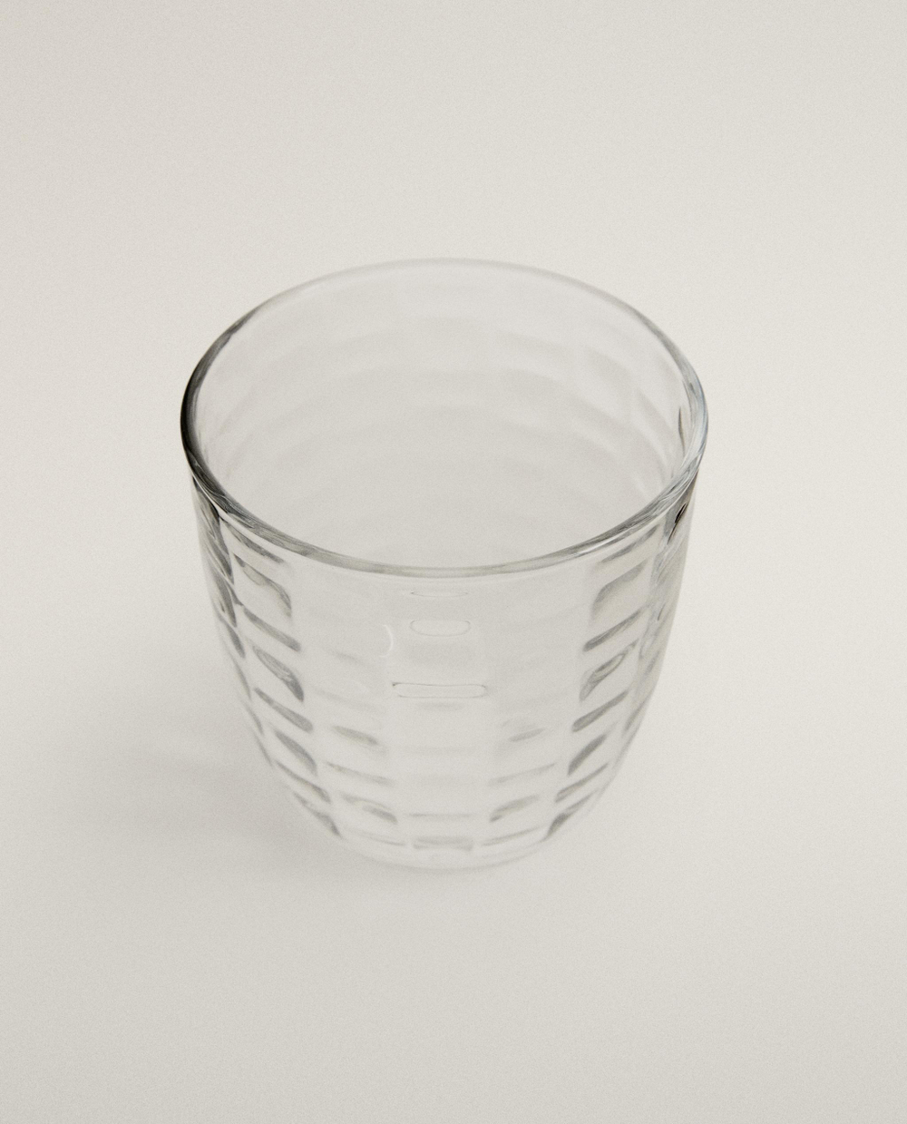 Zara Home стакан из стекла, цвет прозрачный, 12 см · 0284/401