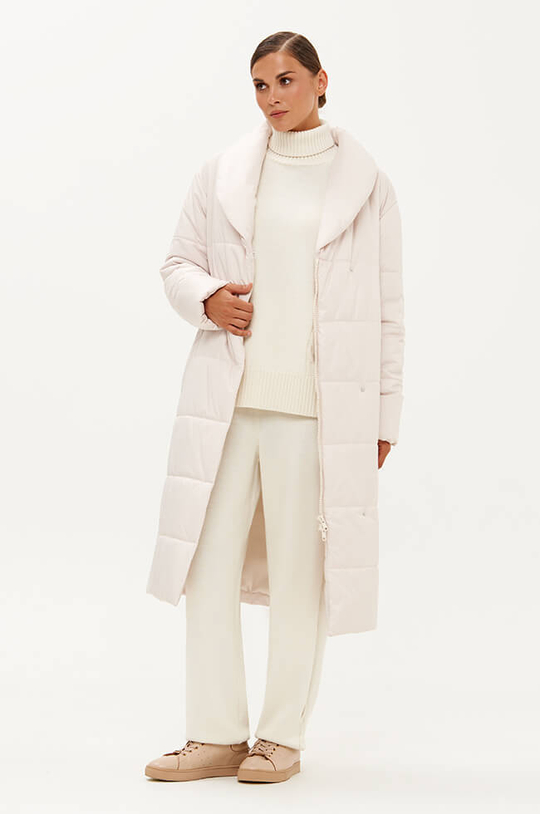 0116 Пальто женское (кремовый)