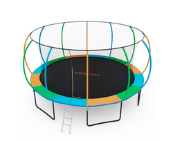 Батут с сеткой DFC A.KOU KIDS 16ft с лестницей (2 короба)