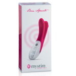 Ярко-розовый вибратор Mystim Bon Aparte - 25 см. (Цвет: ярко-розовый)