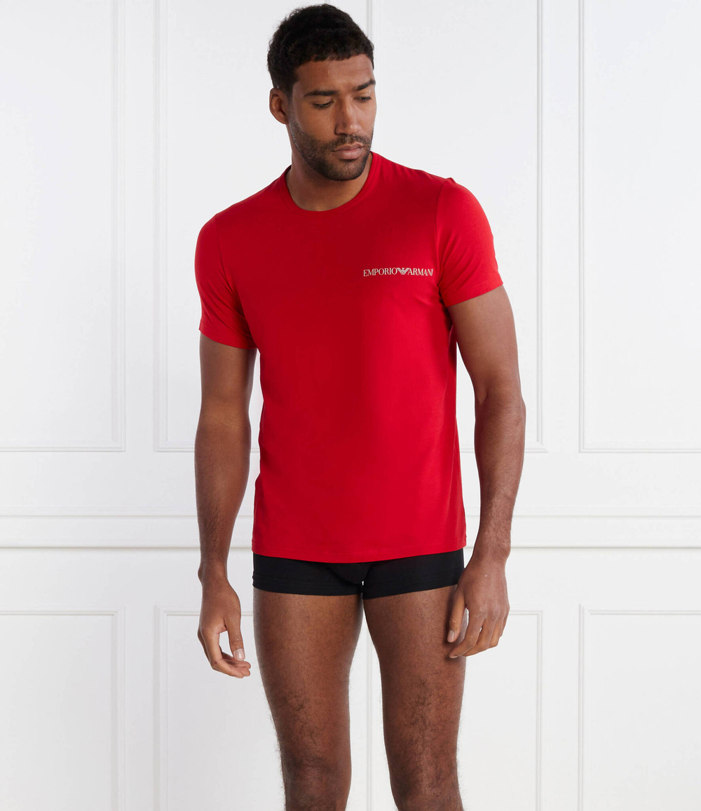 Футболка 2шт. Emporio Armani - красный(111267 4R717)