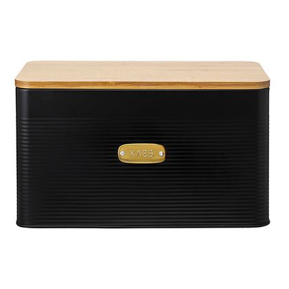 Хлебница 33.7х18х22см Smart Solutions Irmel графит