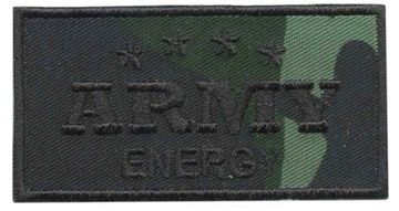Нашивка Энергия армии чёрная