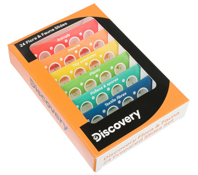 Набор микропрепаратов Discovery «Флора и фауна», 24 шт.