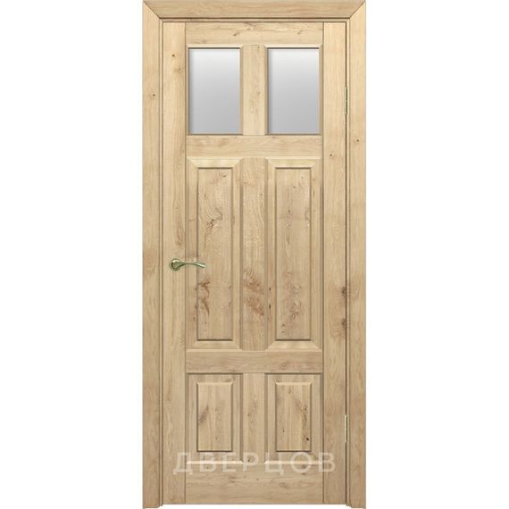 Межкомнатная дверь массив сосны Дверцов Граттери ПО-2/1 под остекление