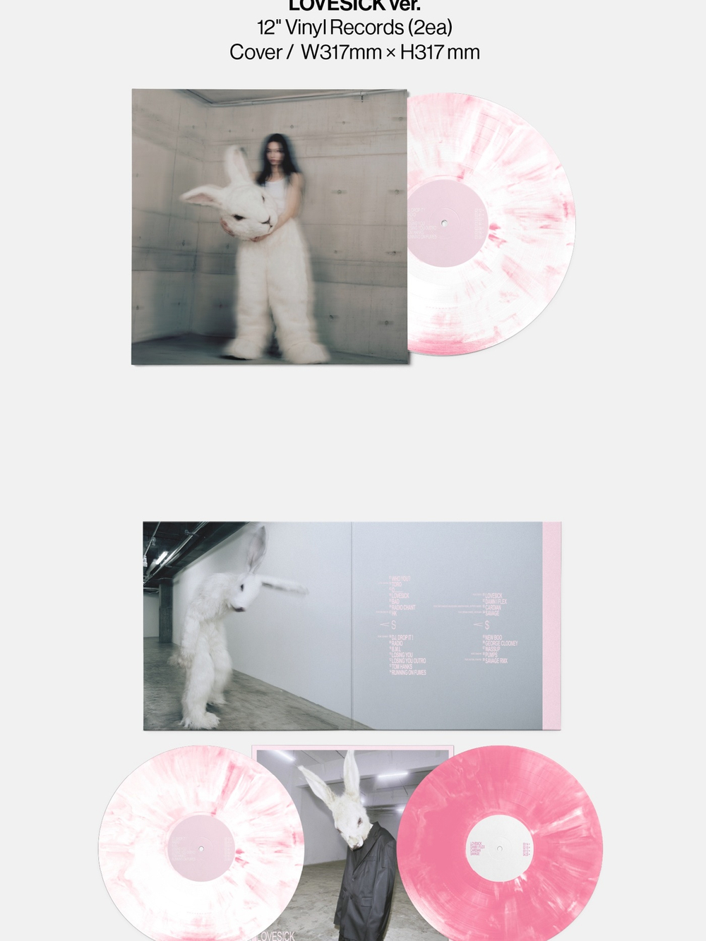 (ПРЕДЗАКАЗ) Альбом KID MILLI - LOVESICK 3rd Studio Album 2LP