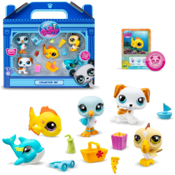 Littlest Pet Shop - Пляжный набор с пятью животными 5-PAK + аксессуары LPS00517 / артикул   LPS00517  / GTIN 885561005172