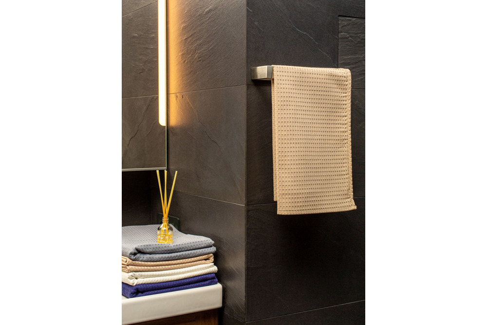 Комплект полотенец вафельных Home One 45х70 (2шт), баклажан