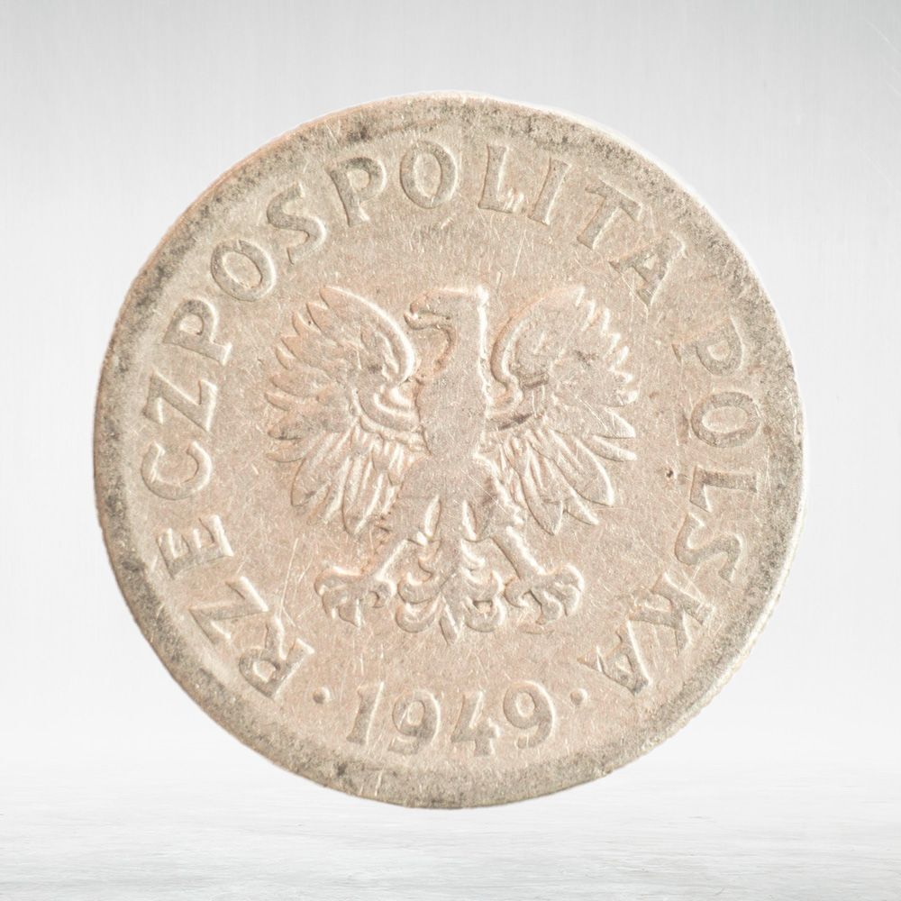 Poland, 50 Groszy, 1949, F