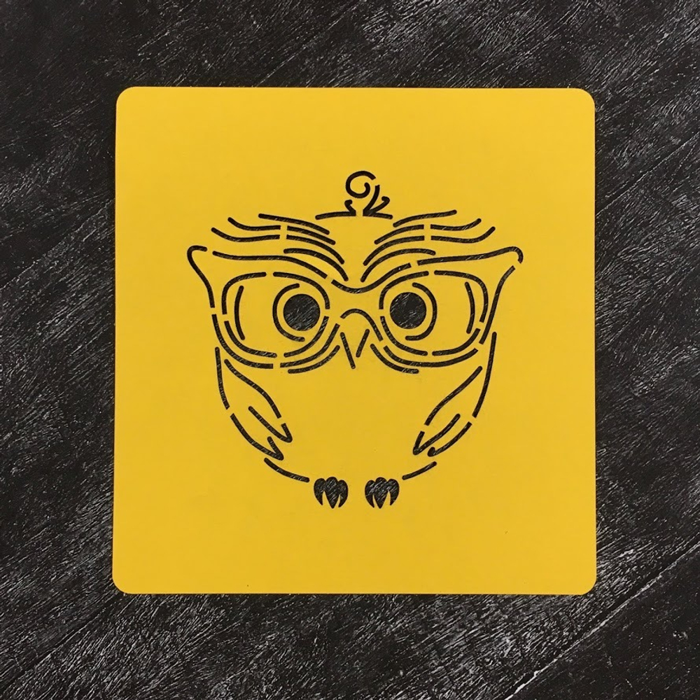 Сова №25 в очках