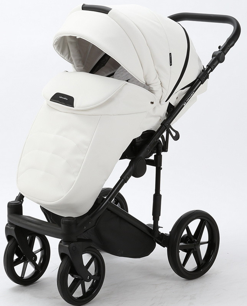 Детская коляска Adamex Zico Deluxe 3 в 1 Z-SA01 БЕЛ.КОЖА