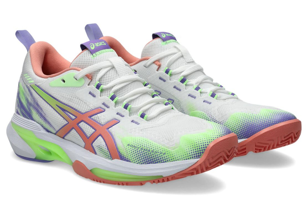 Женские кроссовки для Падел Asics Sonicsmash FF - white/guava