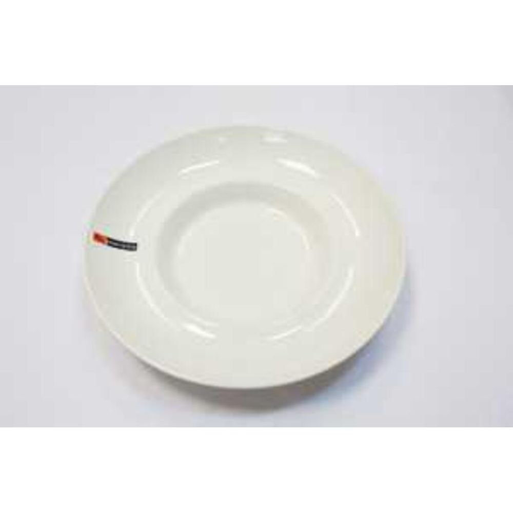 Тарелка глубокая 250 мл d 26 см h5 см для пасты, для супа, салата белая фарфор P.L. [4]