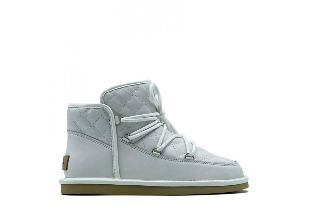 UGG Lodge Mini Leather White