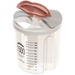 Банка для продуктов пластиковая 1,5л с 3-мя отделениями, мерной шкалой