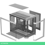 Корпус 1stPlayer UV6 без БП White (UV6-WH-2FC7R-W-1FC7-W)