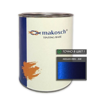Автоэмаль makosch/NISSAN RBN, Базовая эмаль, синий, перламутр, 800мл.
