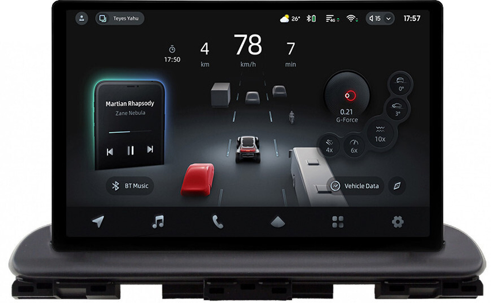 Магнитола для KIA Cerato 4 2018+ - Teyes CC4-PRO монитор 13" 2K QLED на Android 13, Snapdragon 778G, 8+128, AI, CarPlay, DSP, 4G SIM-слот