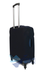 Чехол для чемодана М однотонный темно-синий 01357