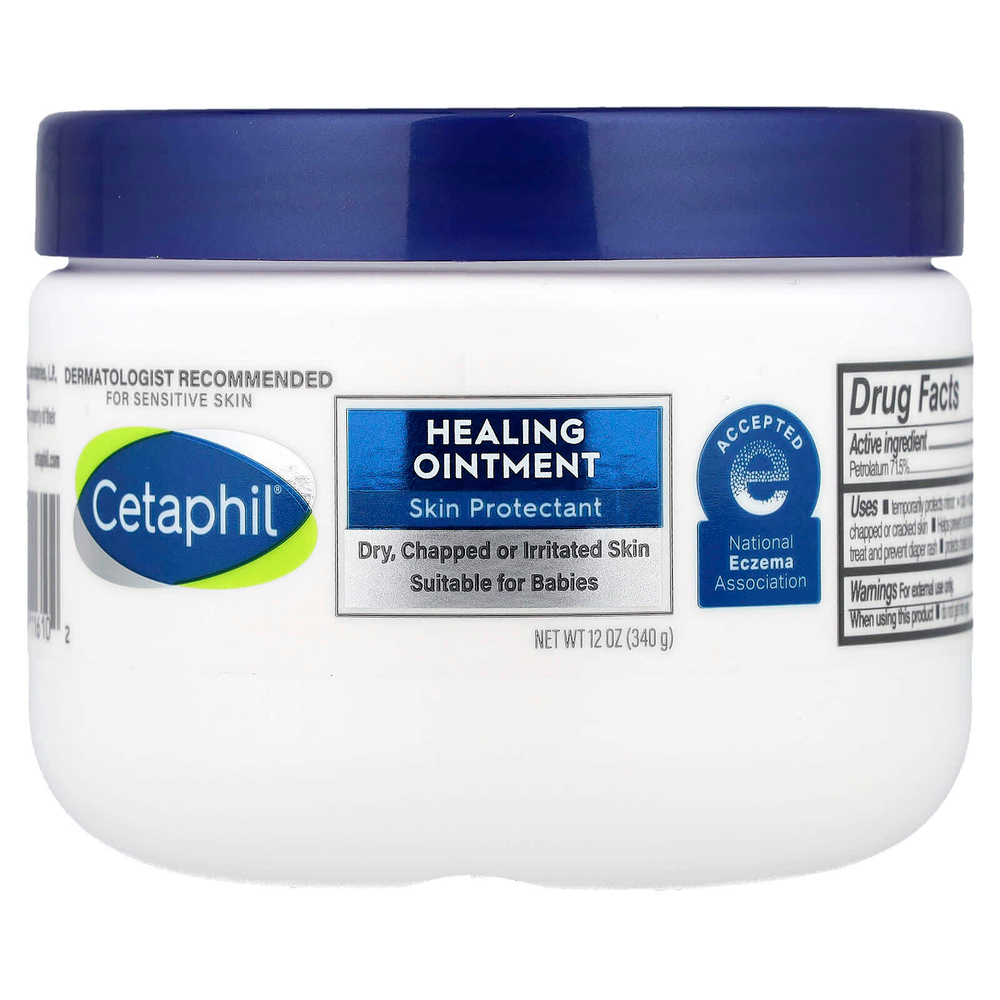 Cetaphil, Лечебная мазь, для чувствительной кожи, 340 г (12 унций)