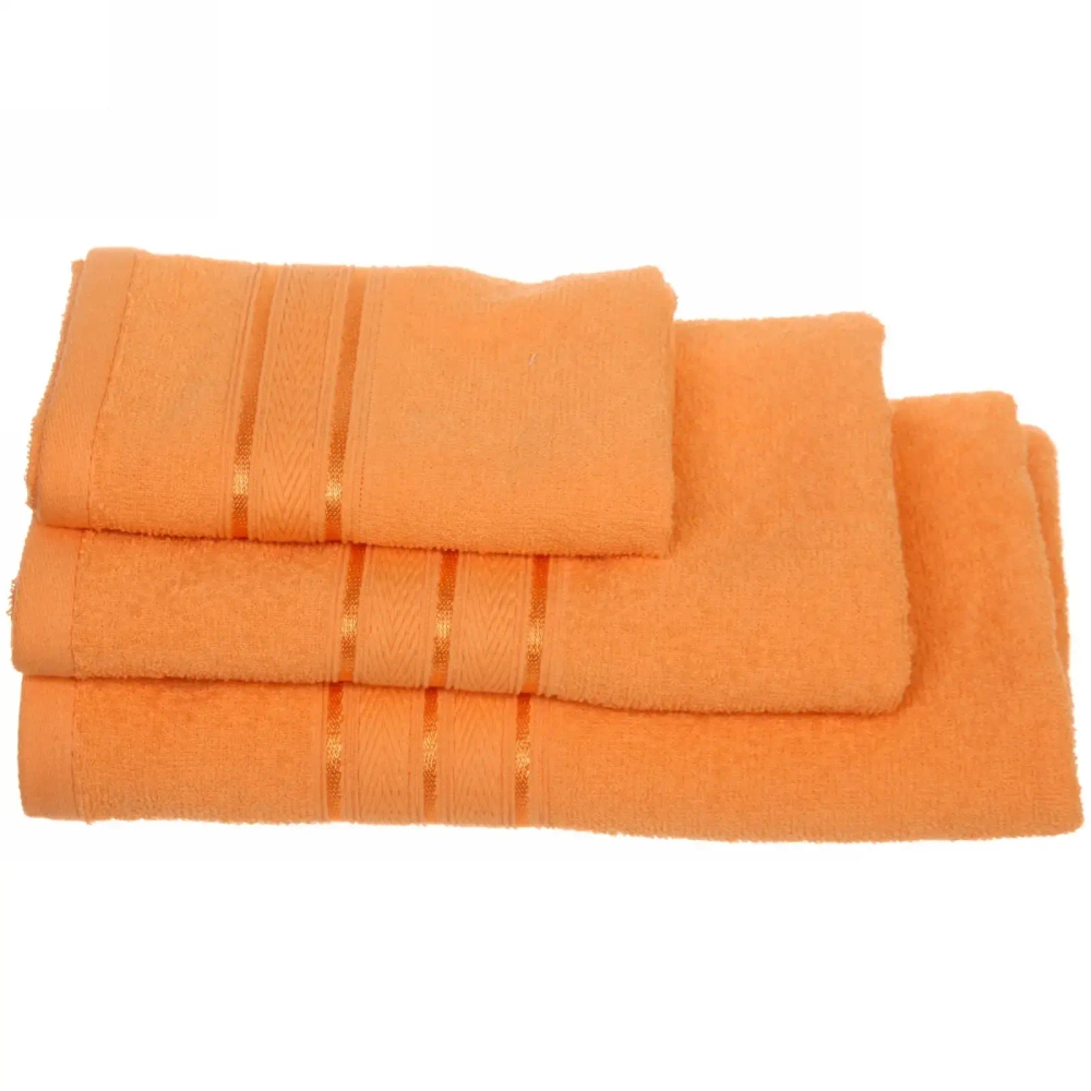Полотенце махровое 70*120см «Comfort» цвет оранжевый 03010 плотность 300гр/м2